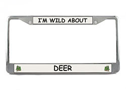 License Plate Frame: Deer