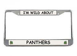 License Plate Frame: Panther
