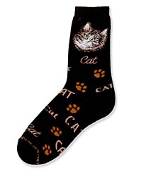 Tabby Cat Socks