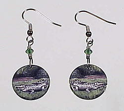 Alligator Earrings