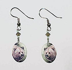 Grizzly Bear Earrings