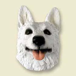 White German Shepherd Magnet