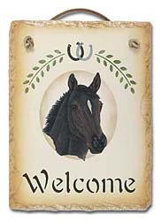 Thoroughbred Horse Crossing Sign