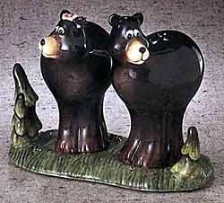 Black Bear Salt & Pepper Shaker
