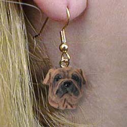 Shar-Pei Earrings