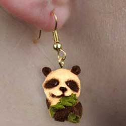 Panda Bear Earrings