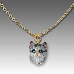 Tabby Cat Necklace