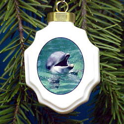 Dolphin Christmas Ornament