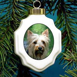 Silky Terrier Christmas Ornament