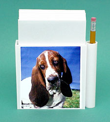 Basset Hound Hold-a-Note