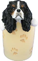 Pencil Holder: Cavalier King Charles Spaniel, Tri