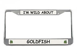 Goldfish License Plate Frame