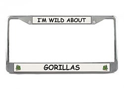 Gorilla License Plate Frame