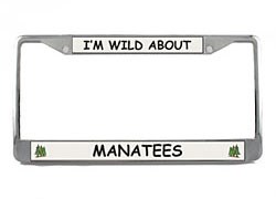 Manatee License Plate Frame