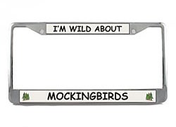 Mockingbird License Plate Frame
