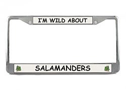 Salamander License Plate Frame