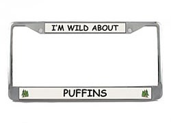 Puffin License Plate Frame