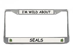 Seal License Plate Frame