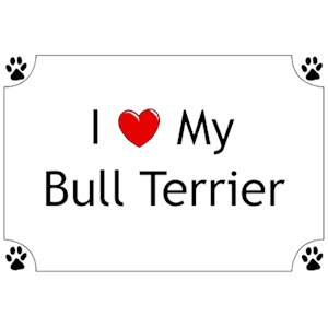 Bull Terrier T-Shirt - I love my