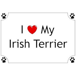 Irish Terrier T-Shirt - I love my