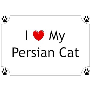Persian Cat T-Shirt - I love my