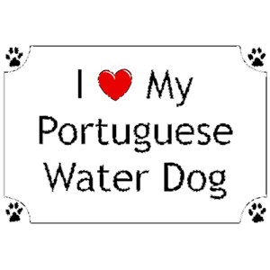 Portuguese Water Dog T-Shirt - I love my