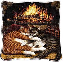 Tabby Cat Pillow