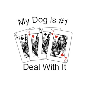 Dog T-Shirt - #1... Deal With It