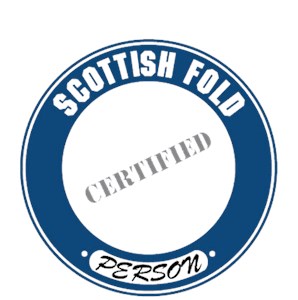 Scottish Fold Cat T-Shirt - Certified Person