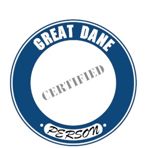 Great Dane T-Shirt - Certified Person