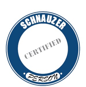 Schnauzer T-Shirt - Certified Person