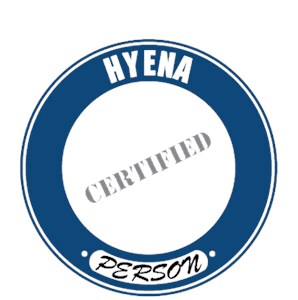Hyena T-Shirt - Certified Person