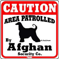 Afghan Hound Sign