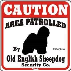 Old English Sheepdog Sign