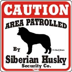 Siberian Husky Sign