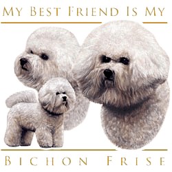 Bichon Frise T-Shirt - My Best Friend Is