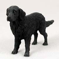 Flat-Coated Retriever Figurine