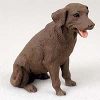 Chocolate Lab Figurine
