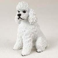 White Poodle Figurine
