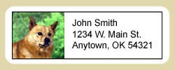 Finnish Spitz Address Labels
