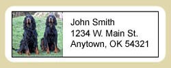 Gordon Setter Address Labels