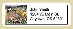 Quail Address Labels