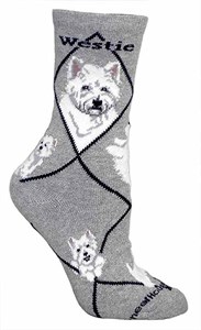West Highland Terrier Socks