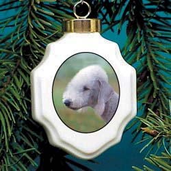 Bedlington Terrier Christmas Ornament