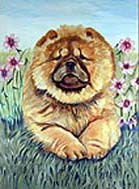 Chow Chow Garden Flag