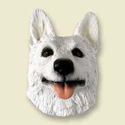 White German Shepherd Magnet