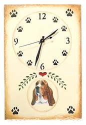 Basset Hound Clock