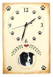 Border Collie Clock