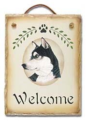 Siberian Husky Sign