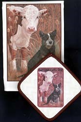 Australian Cattle Dog Dish Towel & Potholder